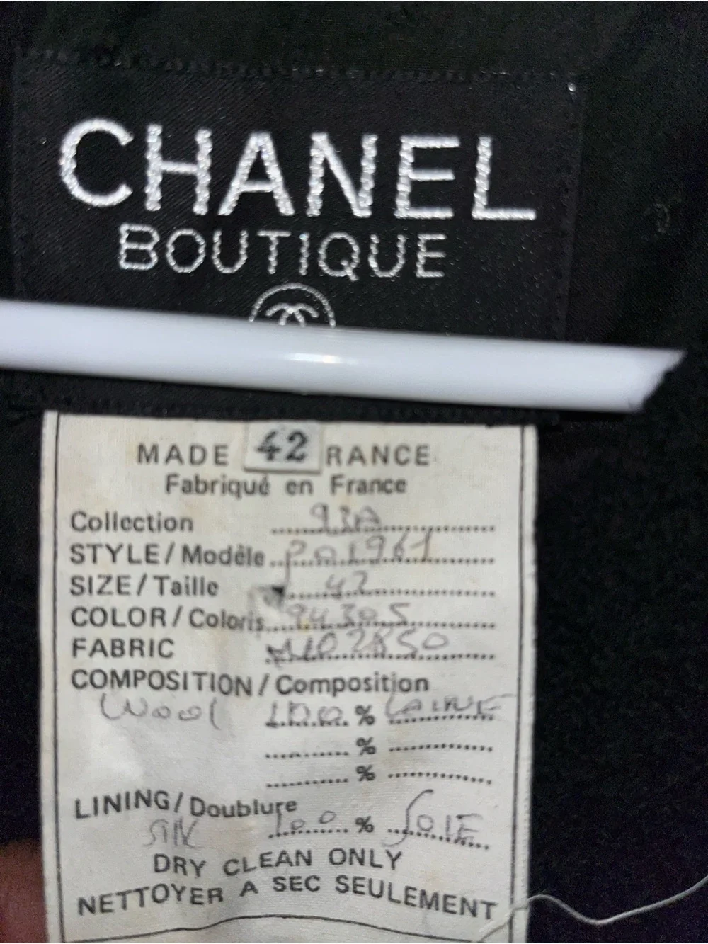 CHANEL longline knit